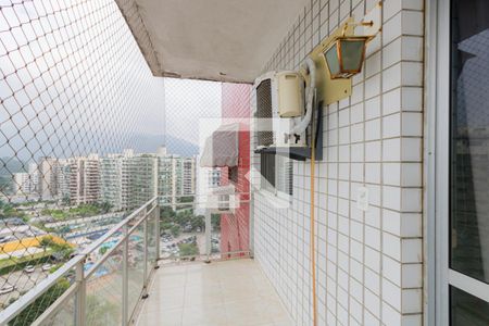 Varanda da Sala 1 de apartamento à venda com 5 quartos, 223m² em Barra da Tijuca, Rio de Janeiro
