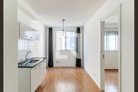 Cozinha de apartamento para alugar com 1 quarto, 24m² em Santo Amaro, São Paulo