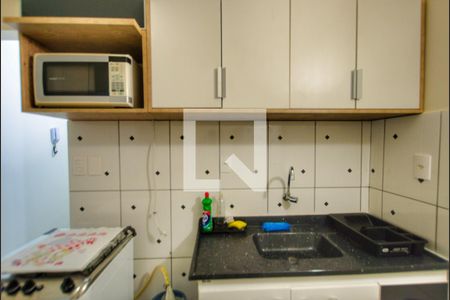 Sala/Cozinha de apartamento à venda com 1 quarto, 25m² em Liberdade, São Paulo