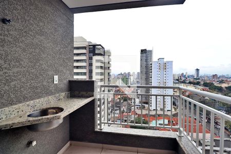 Varanda gourmet de apartamento à venda com 2 quartos, 63m² em Campestre, Santo André