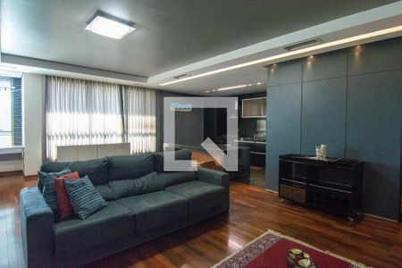 Sala de apartamento para alugar com 1 quarto, 95m² em Belvedere, Belo Horizonte