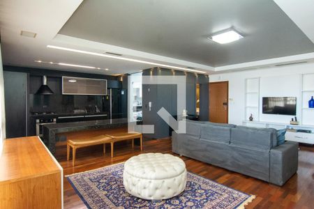 Sala de apartamento para alugar com 1 quarto, 95m² em Belvedere, Belo Horizonte