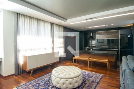 Sala de apartamento para alugar com 1 quarto, 95m² em Belvedere, Belo Horizonte