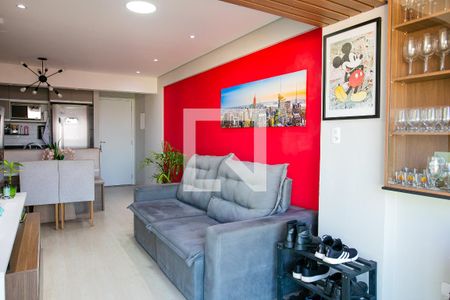 Sala de apartamento para alugar com 2 quartos, 60m² em Jardim, Santo André