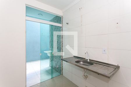 Cozinha de apartamento para alugar com 1 quarto, 30m² em Vila Marieta, São Paulo