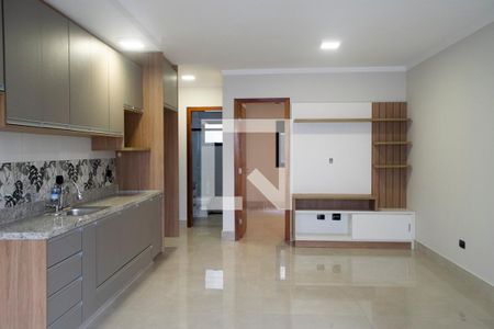 Sala/Cozinha de apartamento para alugar com 1 quarto, 34m² em Santana, São Paulo