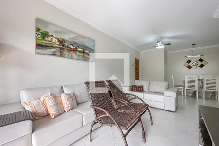 Sala de apartamento para alugar com 2 quartos, 90m² em Loteamento Joao Batista Juliao, Guarujá