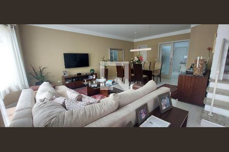 Sala de casa de condomínio à venda com 4 quartos, 287m² em Vila Floresta, Santo André