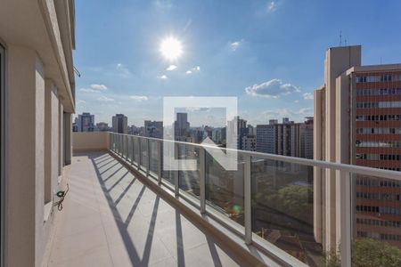 Varanda de apartamento à venda com 2 quartos, 108m² em Lourdes, Belo Horizonte