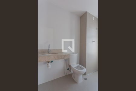 Banheiro da Suíte 1 de apartamento à venda com 2 quartos, 68m² em Lourdes, Belo Horizonte