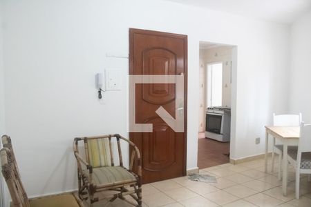 Sala de apartamento para alugar com 1 quarto, 35m² em Vila Tupi, Praia Grande
