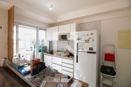 Cozinha de kitnet/studio à venda com 1 quarto, 35m² em Campo Belo, São Paulo