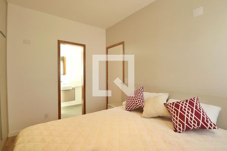 Suíte - Quarto 1 de apartamento à venda com 2 quartos, 62m² em Vila Alpina, Santo André