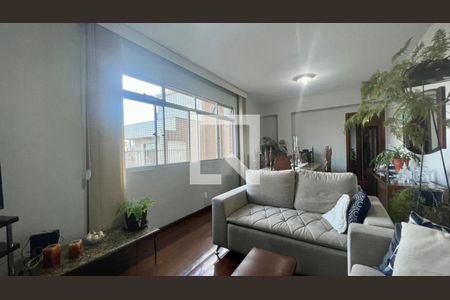 Sala de apartamento à venda com 4 quartos, 138m² em Coração Eucarístico, Belo Horizonte