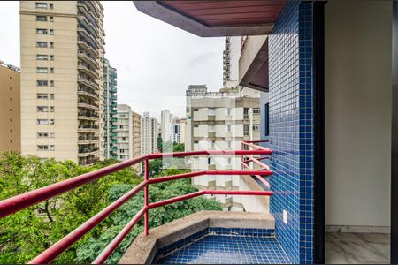 Varanda de apartamento à venda com 1 quarto, 36m² em Paraíso, São Paulo