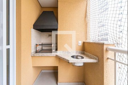 Varanda Gourmet de apartamento à venda com 2 quartos, 64m² em Campestre, Santo André