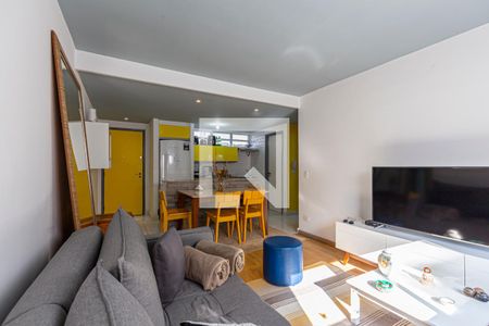 Sala de apartamento à venda com 1 quarto, 50m² em Vila Santa Teresa, Santo André