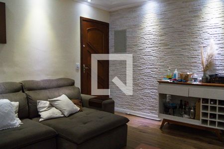 Sala de apartamento à venda com 3 quartos, 100m² em Vila Pires, Santo André