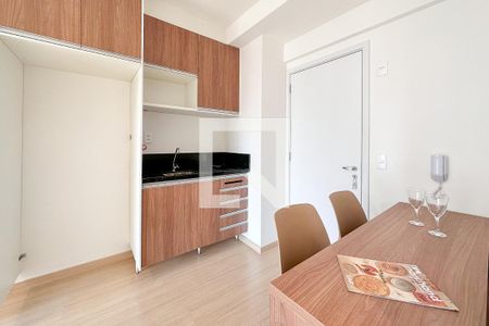 Cozinha de apartamento à venda com 1 quarto, 32m² em Perdizes, São Paulo