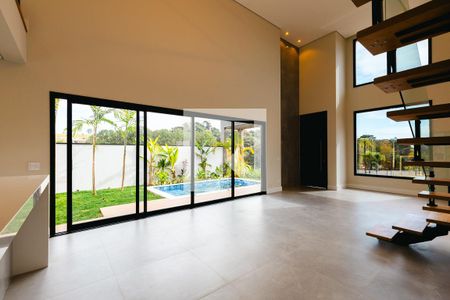 Sala de casa de condomínio à venda com 3 quartos, 289m² em Jardim Samambaia, Jundiaí