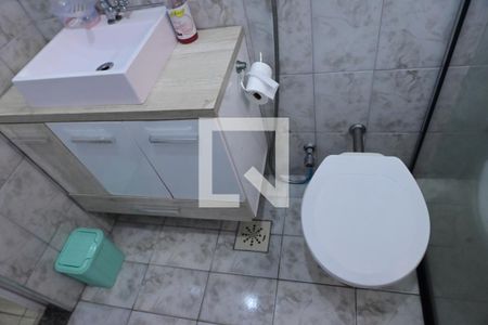 Banheiro de apartamento para alugar com 1 quarto, 42m² em Canto do Forte, Praia Grande