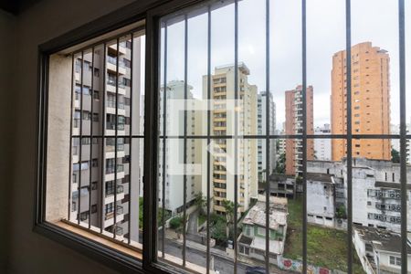Sala, vista  de apartamento à venda com 2 quartos, 80m² em Brooklin Paulista, São Paulo