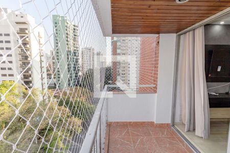 Sacada de apartamento à venda com 1 quarto, 50m² em Indianópolis, São Paulo