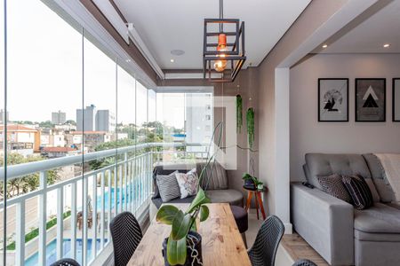 Varanda da Sala de apartamento à venda com 2 quartos, 64m² em Vila da Saúde, São Paulo