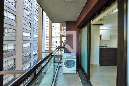 Varanda da Sala de apartamento à venda com 2 quartos, 57m² em Perdizes, São Paulo