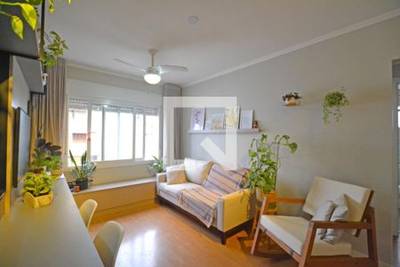 Sala de apartamento à venda com 1 quarto, 42m² em Rio Branco, Porto Alegre