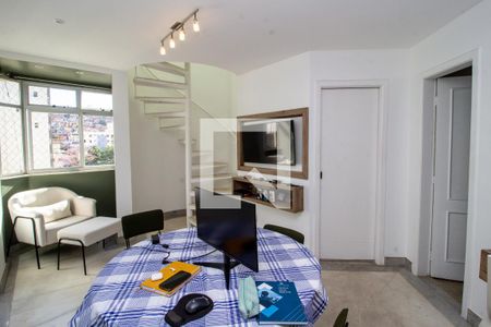 Sala de apartamento à venda com 2 quartos, 110m² em Serra, Belo Horizonte