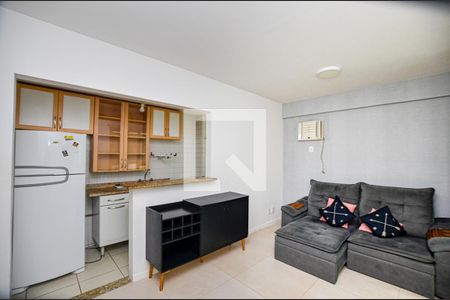 Sala de apartamento à venda com 1 quarto, 45m² em Icaraí, Niterói