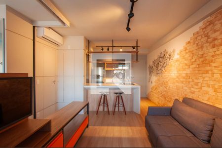 Sala de apartamento para alugar com 1 quarto, 44m² em Pinheiros, São Paulo