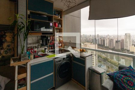 Área de Serviço de kitnet/studio à venda com 1 quarto, 39m² em Real Parque, São Paulo