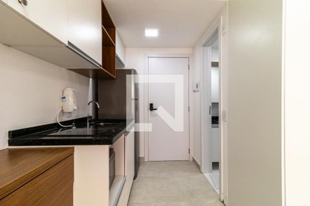 Cozinha de kitnet/studio para alugar com 1 quarto, 24m² em Perdizes, São Paulo