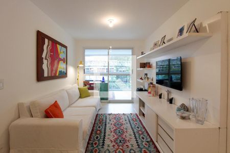 Sala de apartamento à venda com 3 quartos, 112m² em Barra da Tijuca, Rio de Janeiro