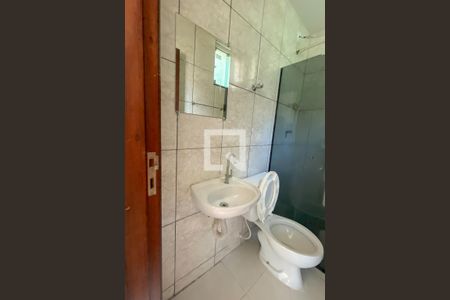 Banheiro da Suíte de apartamento à venda com 3 quartos, 62m² em Caiçaras, Belo Horizonte