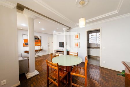 Sala de apartamento à venda com 3 quartos, 119m² em Serra, Belo Horizonte