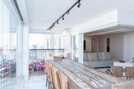 Varanda gourmet de apartamento à venda com 3 quartos, 182m² em Vila Rosalia, Guarulhos