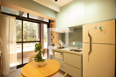 Studio- Cozinha de kitnet/studio para alugar com 1 quarto, 24m² em Vila Mariana, São Paulo