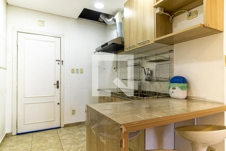Cozinha de kitnet/studio à venda com 1 quarto, 30m² em Campos Elíseos, São Paulo