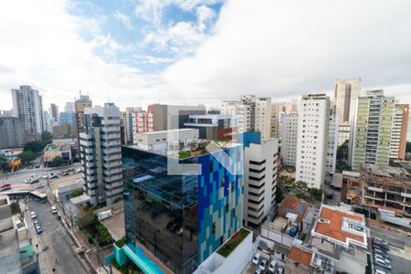 Vista da Sacada de kitnet/studio para alugar com 1 quarto, 24m² em Paraíso, São Paulo