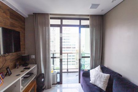 Varanda da Sala de apartamento à venda com 1 quarto, 50m² em Funcionários, Belo Horizonte