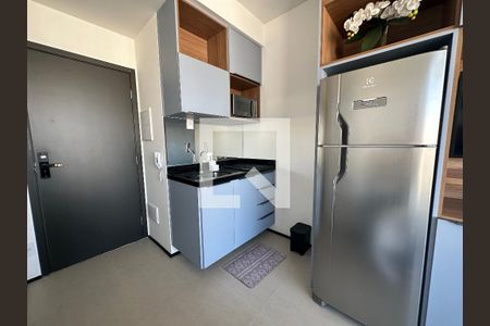 Cozinha de kitnet/studio para alugar com 1 quarto, 25m² em Perdizes, São Paulo