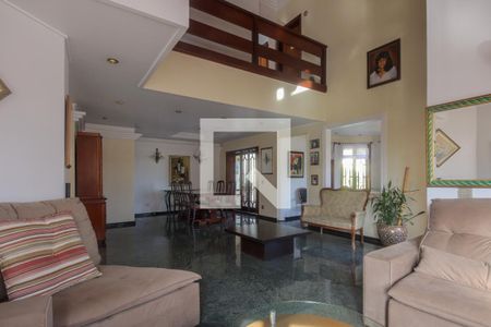 Sala de Estar de casa de condomínio para alugar com 4 quartos, 442m² em Loteamento Banespa, Vinhedo