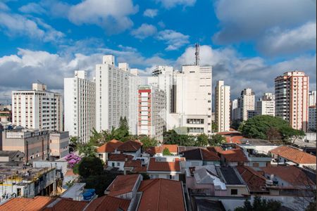 Vista da varanda de kitnet/studio para alugar com 1 quarto, 22m² em Vila Mariana, São Paulo