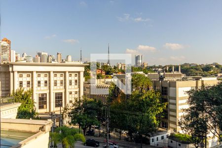 Vista do Quarto de apartamento à venda com 1 quarto, 39m² em Higienópolis, São Paulo
