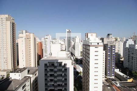 Vista da Sala de apartamento à venda com 1 quarto, 75m² em Vila Nova Conceição, São Paulo