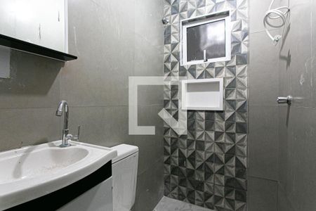 Banheiro da Suíte de apartamento para alugar com 1 quarto, 30m² em Jardim Fernandes, São Paulo