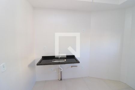 Cozinha e Área de Serviço de apartamento para alugar com 1 quarto, 32m² em Chácara Santo Antônio (zona Leste), São Paulo